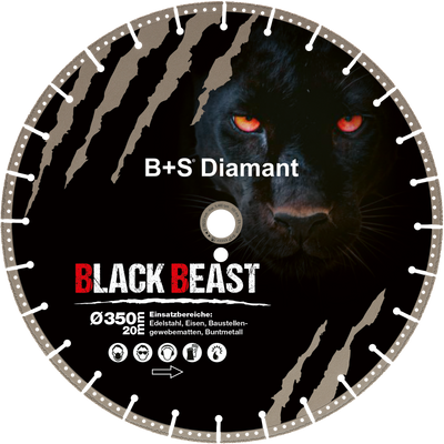 Dia-Trennscheibe Black Beast