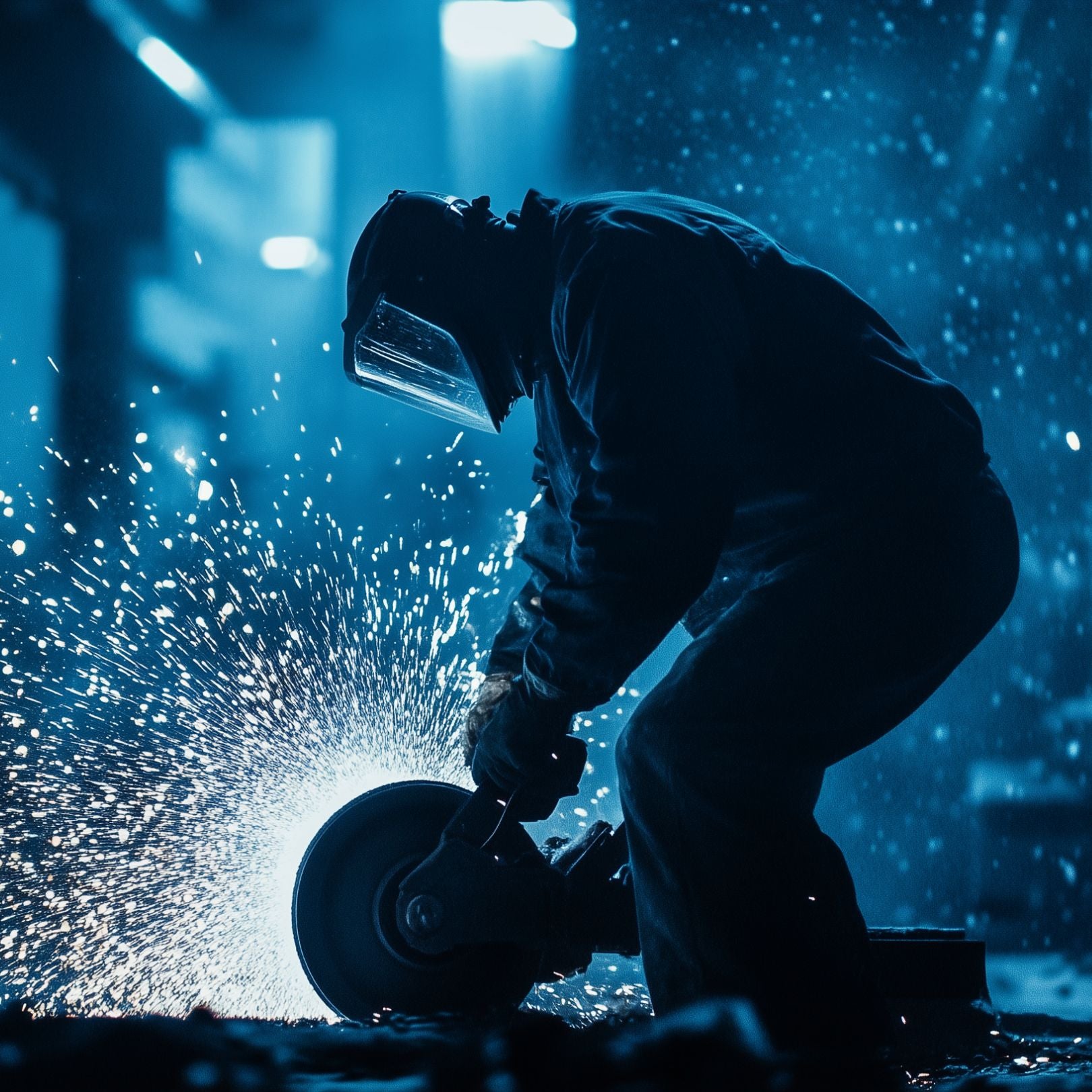 Leonhvp 66903 in a dark industrial setting a worker is using an 9b938338 7b5e 49cd 9564 096b4dff9762